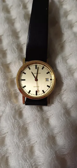Reloj Lamire Pulsera Dorado y Negro