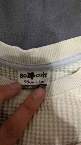 Maglioncino bimbo orsetto beige