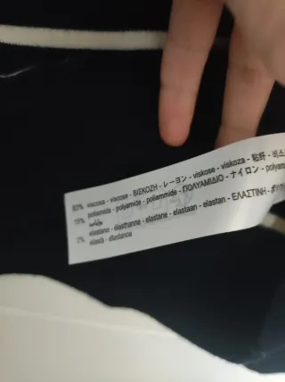 Jersey marinero Zara rayas talla L