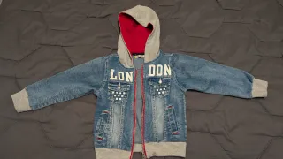 Felpa Denim London con Cappuccio