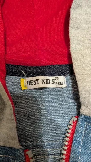 Felpa Denim London con Cappuccio