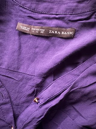 Blusa Zara Mujer Azul