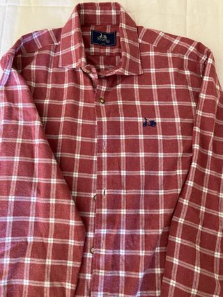 Camisa Scotta cuadros roja talla L