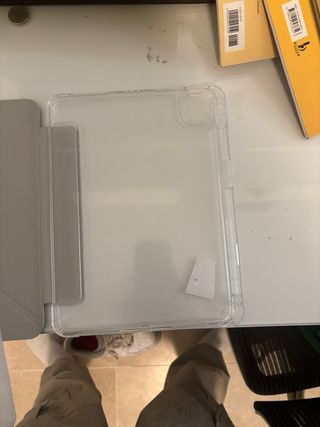 Funda iPad Azul con Corazones