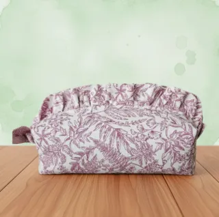 Neceser estampado floral