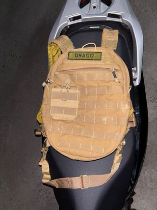 Chest rig + Zaino MOLLE Custom TAN