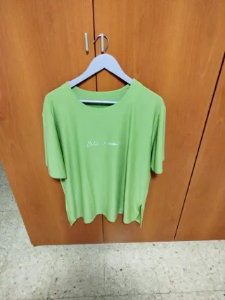 Blusa verde mujer talla única