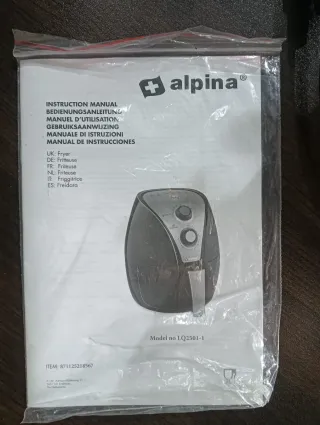 Freidora de aire Alpina
