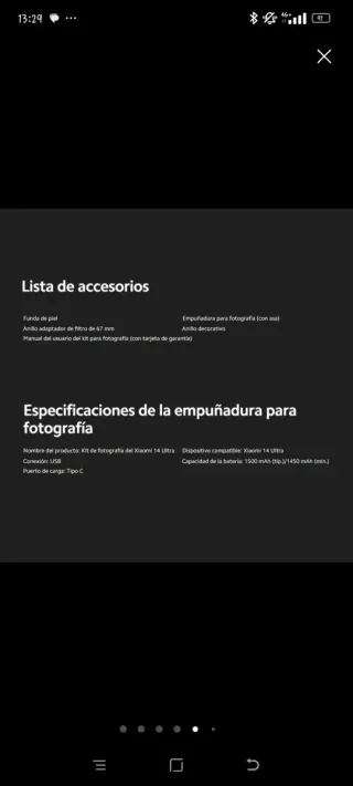 Kit Fotografía Xiaomi 14 Ultra