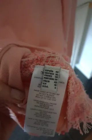 Chaqueta Simorra Tweed Rosa y Blanca