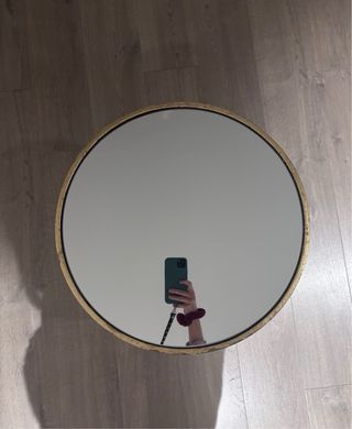 Mesita Auxiliar Zara Home Cristal y Metal