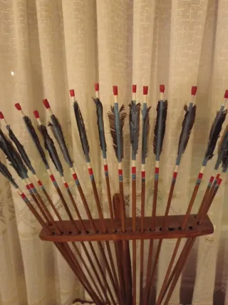 Arco y flechas estilo Maya