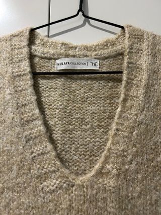 Chaleco oversize con bolsillos. De Mulaya