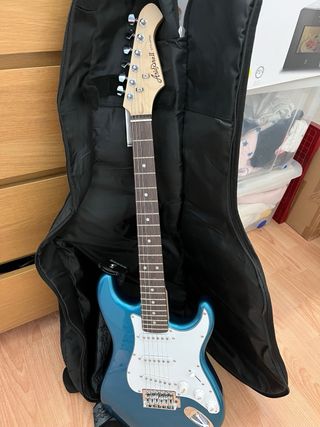 Guitarra Eléctrica Azul Metálico