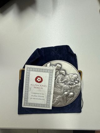 Medalla Plata Pura .999 Conmemorativa