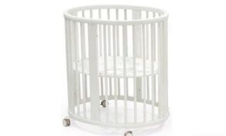 Cuna Stokke blanca con dosel