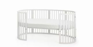 Cuna Stokke blanca con dosel