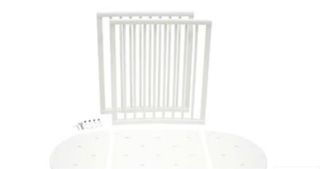 Cuna Stokke blanca con dosel