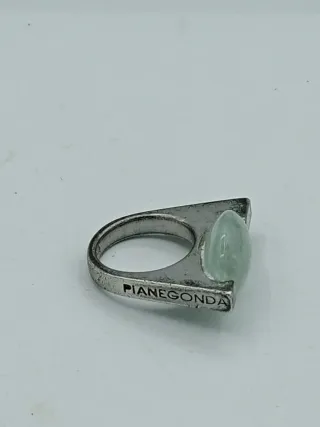 Anello Pianegonda Argento 925 Pietra Verde