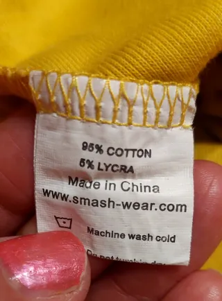 Vestido algodón amarillo corazones T L