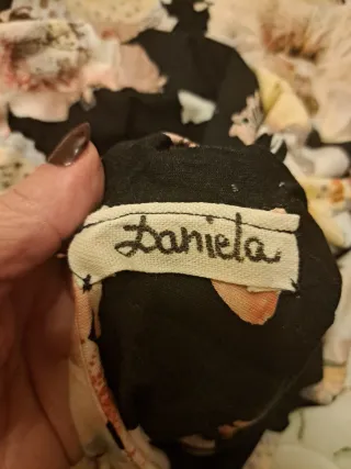 Sciarpa ad anello viscosa fantasia floreale