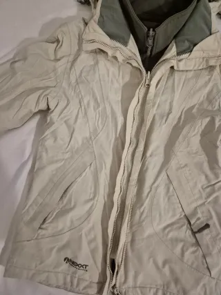 Chaqueta Nexxt Performance Mujer Beige/Verde