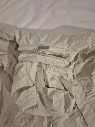 Chaqueta Nexxt Performance Mujer Beige/Verde