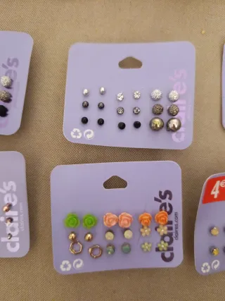 Pendientes Niña Claire's