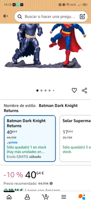 Lote Figuras Acción DC,Marvel,Star Wars,nuevas