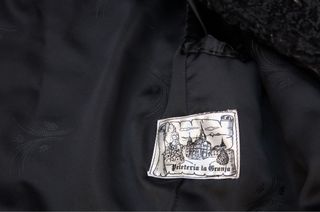 Chaquetón juvenil negro de astracán