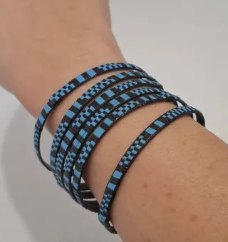 Set bracciali rigidi geometrici