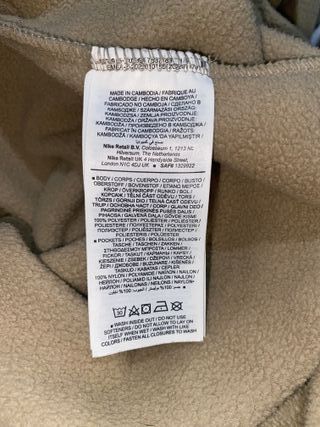 Sudadera Polar Nike Therma-Fit Talla M