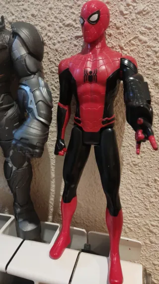 Lote 4 Figuras acción Superhéroes Marvel DC GRANDE