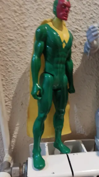 Lote 4 Figuras acción Superhéroes Marvel DC GRANDE