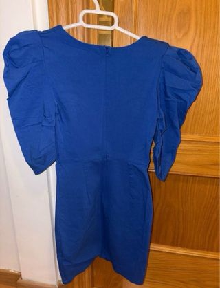 Vestidos azul y verde