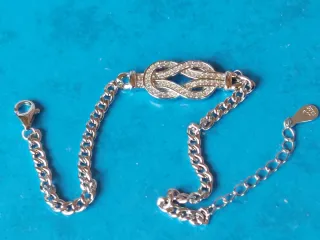 Pulsera Plata 925 Nudo Infinito