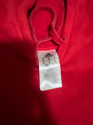 Sudadera Adidas Roja con Capucha