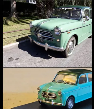 Fiat 1100/103 TV 1957 Scala 1:43