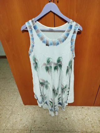 Vestido Verano Mujer Palmeras