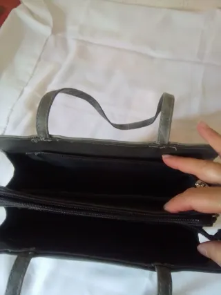 Bolso Gris Mujer