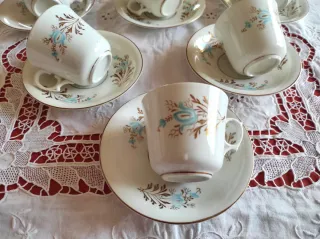 6 Tazze caffè England 1880