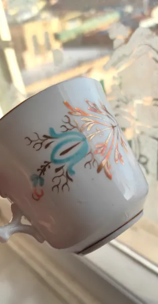 6 Tazze caffè England 1880