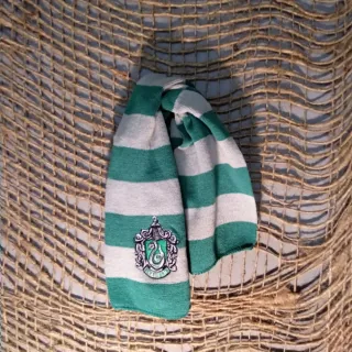 Bufanda Harry Potter Slytherin Verde y Blanca