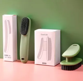 Cepillo Ropa y Zapatos Cerdas Suaves 2en1