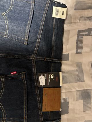 Pantalón Levi's 501 Azul Talla W 34/ L 32