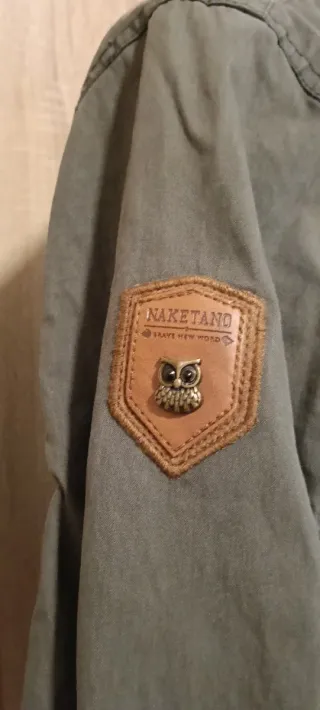 Chaqueta Bomber Mujer M/38/10 Verde Marrón