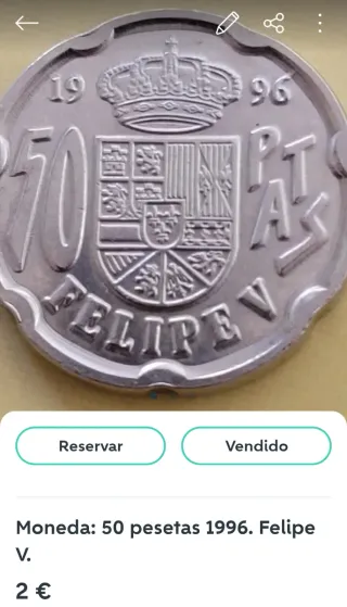 Lote monedas para Tina