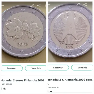 Lote monedas para Tina