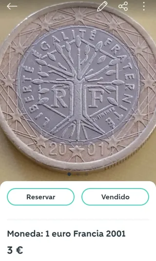 Lote monedas para Tina