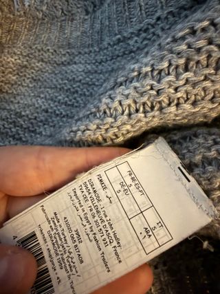 Jersey de punto largo gris Pimkie Talla S 36